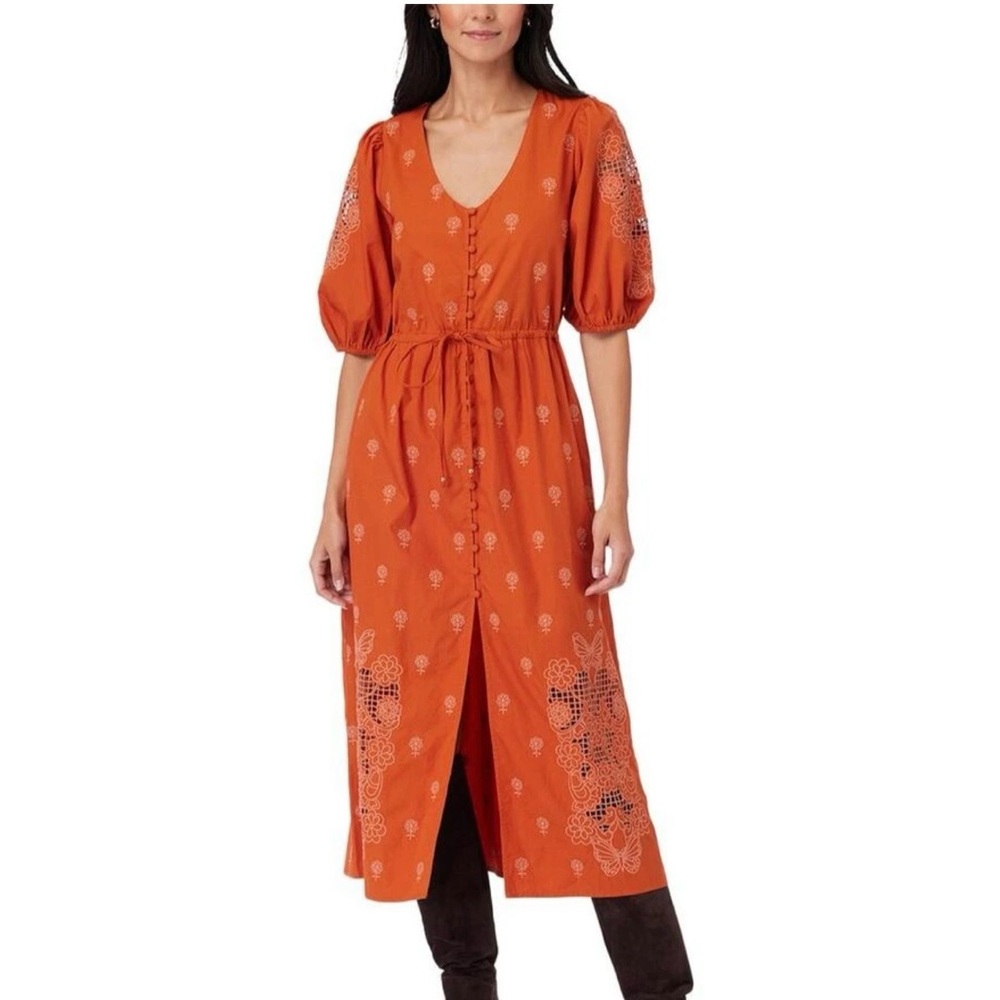 Roller Rabbit Cressida Embroidery Valla Dress xl